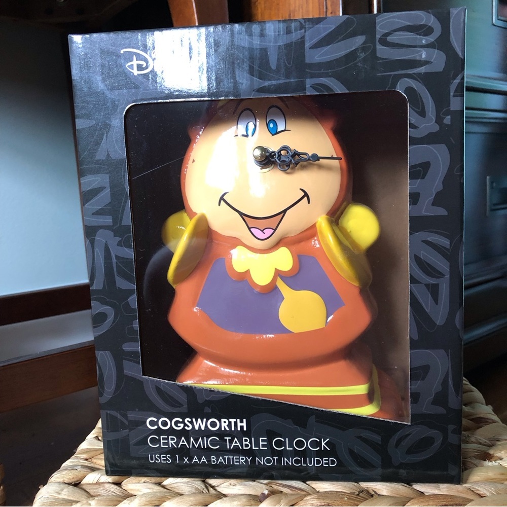 Disney Princess: Beauty & the Beast: Cogsworth Ceramic Table Clock